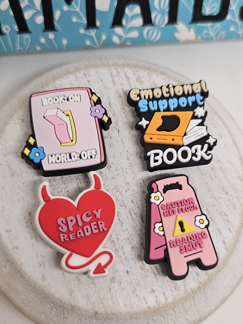 Smut Book Lover Croc Jibbitz (Custom)